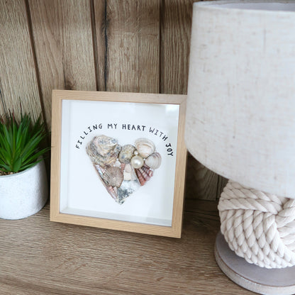 coastal treasure - framed art