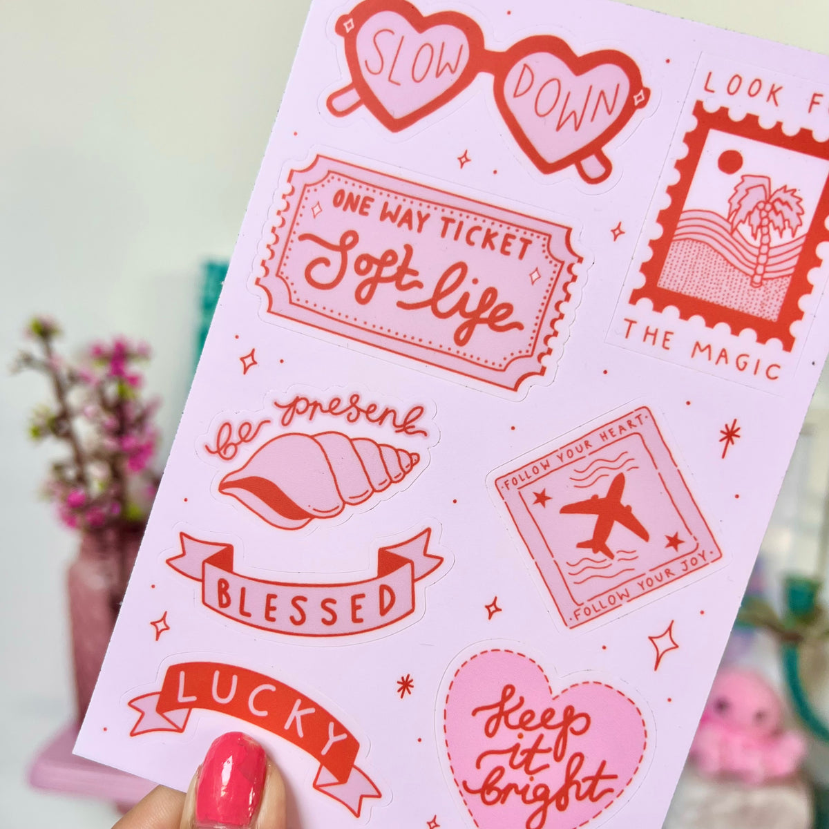 brighter days sticker sheet
