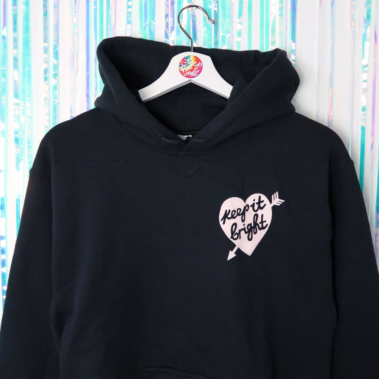 filling my heart with joy pullover hoodie - dark navy