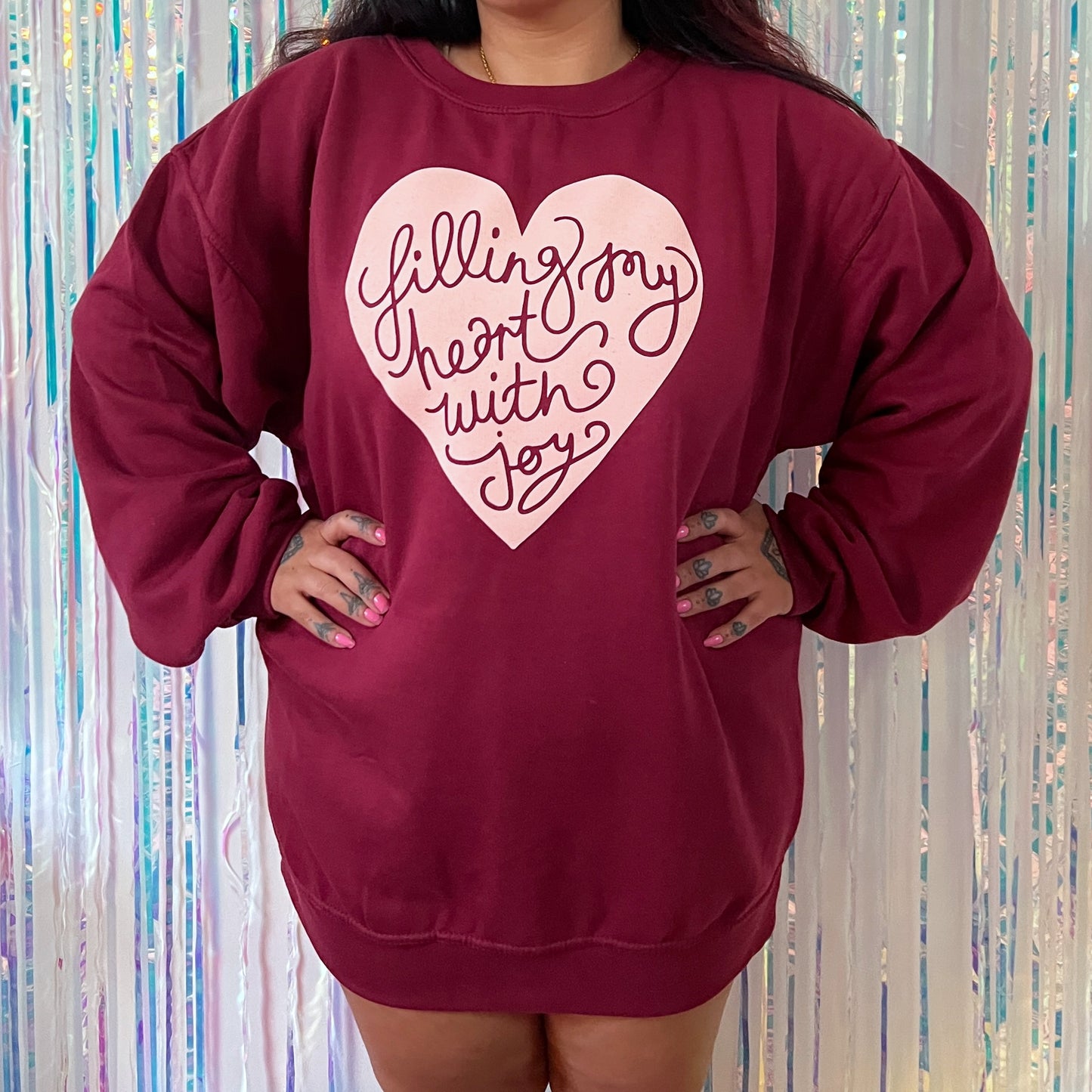 filling my heart with joy sweatshirt