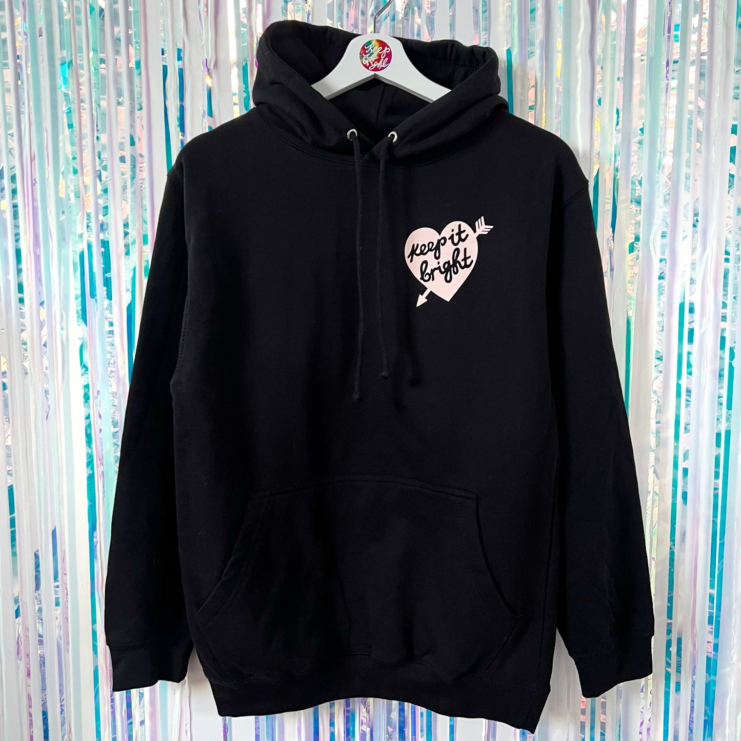 filling my heart with joy hoodie - black