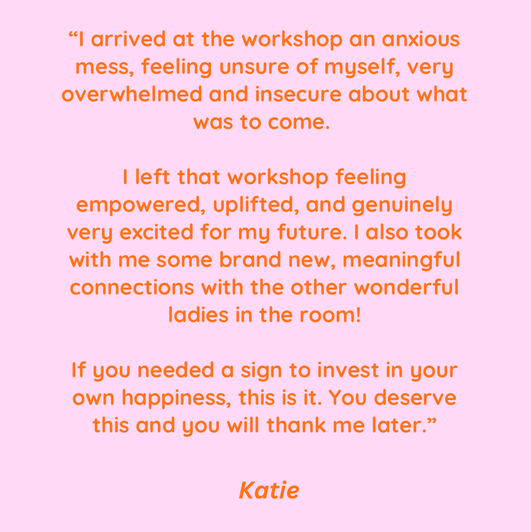 women's empowerment workshop | manchester | 19th september