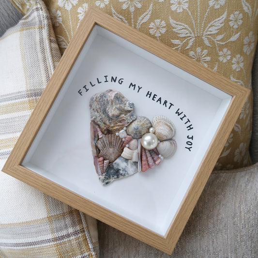 coastal treasure - framed art