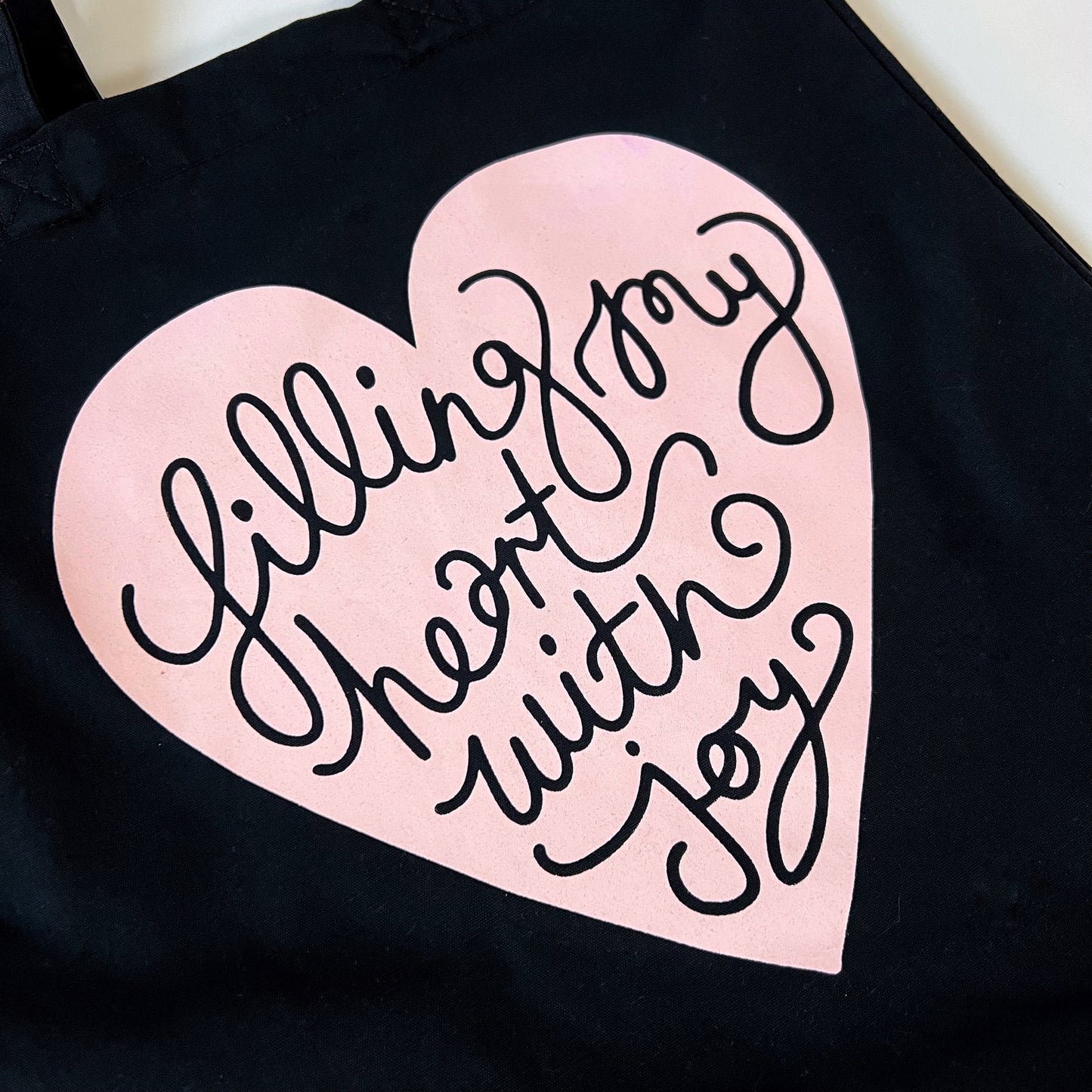 filling my heart with joy large tote bag