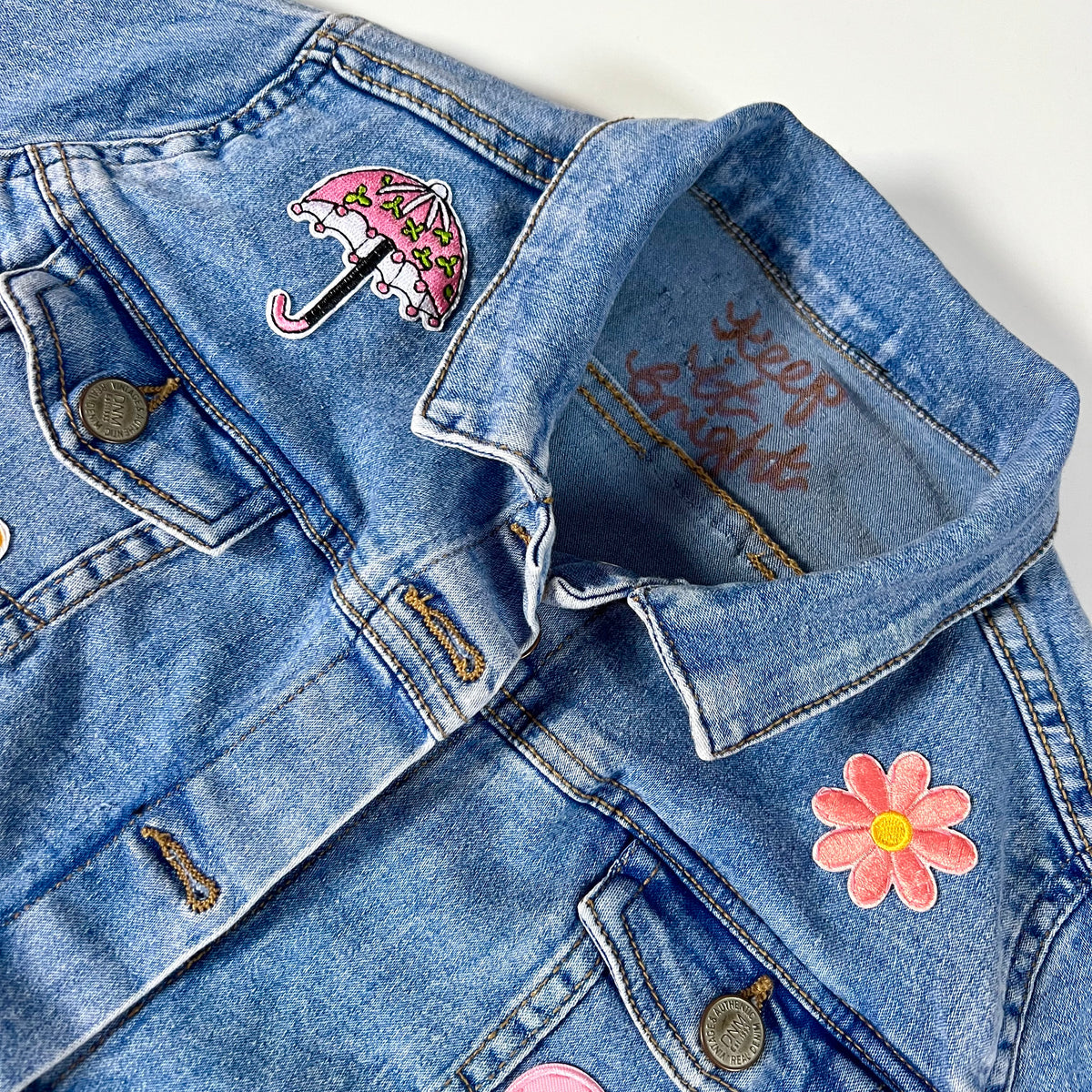 ‘sunshine’ kids denim jacket