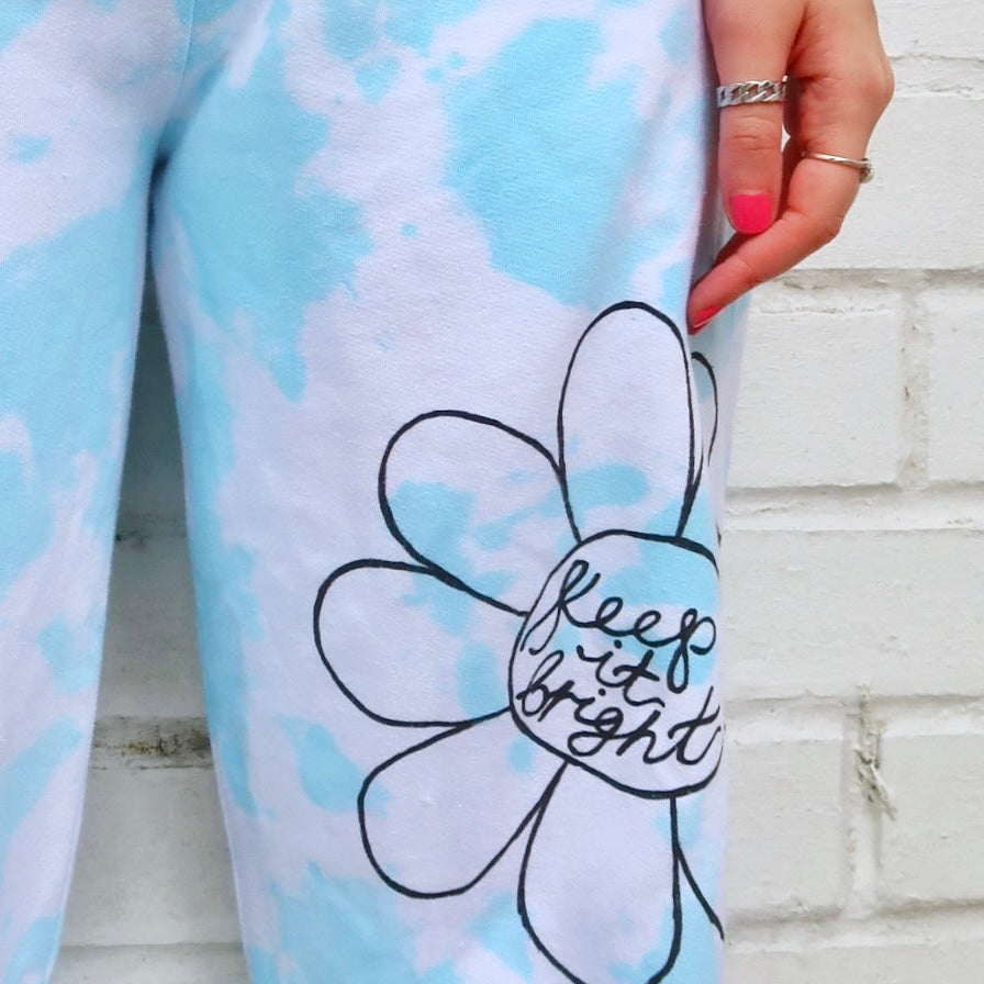 radiate love tie dye lounge pants - 5 colours