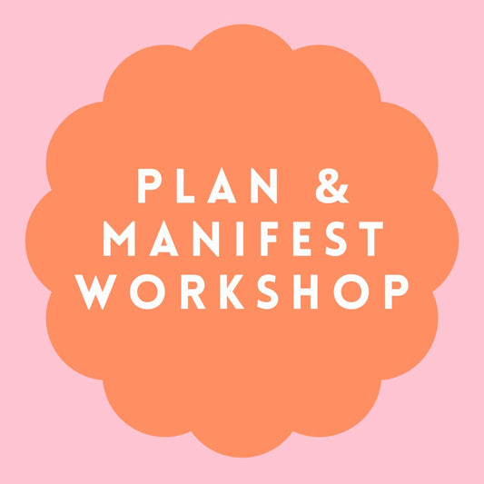 plan & manifest | new year video workshop + workbook