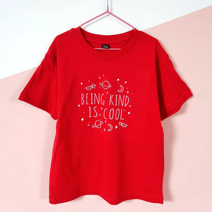 kids being kind is cool organic t-shirts