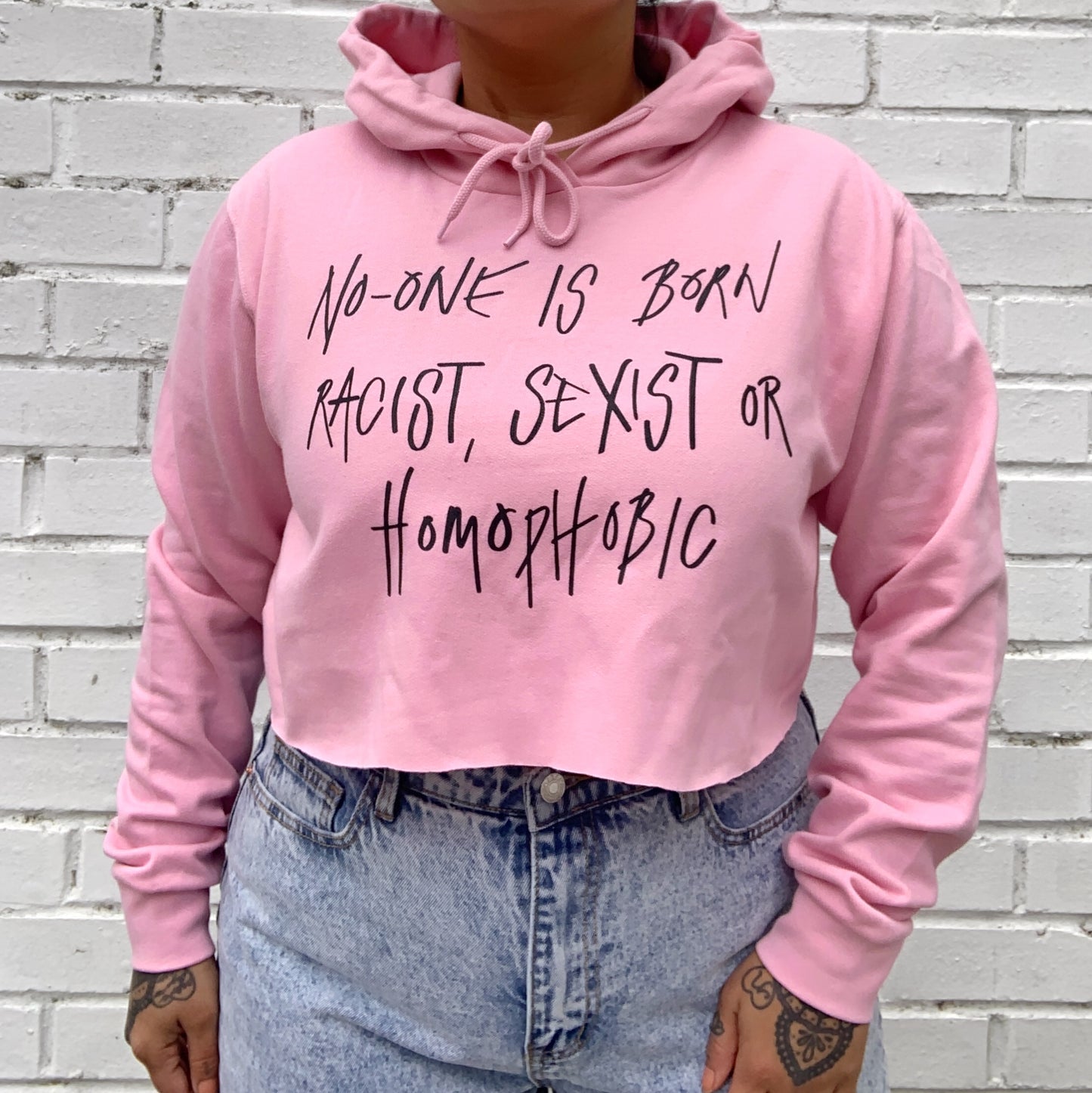 hate is taught hoodie - pink | 2 styles