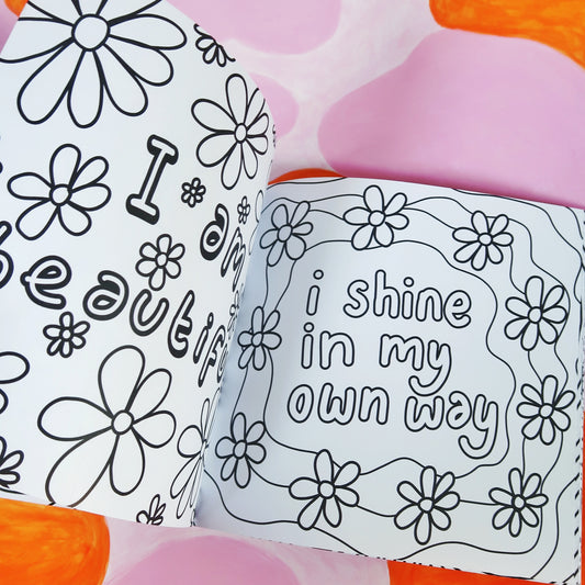 i am powerful - affirmation colouring book
