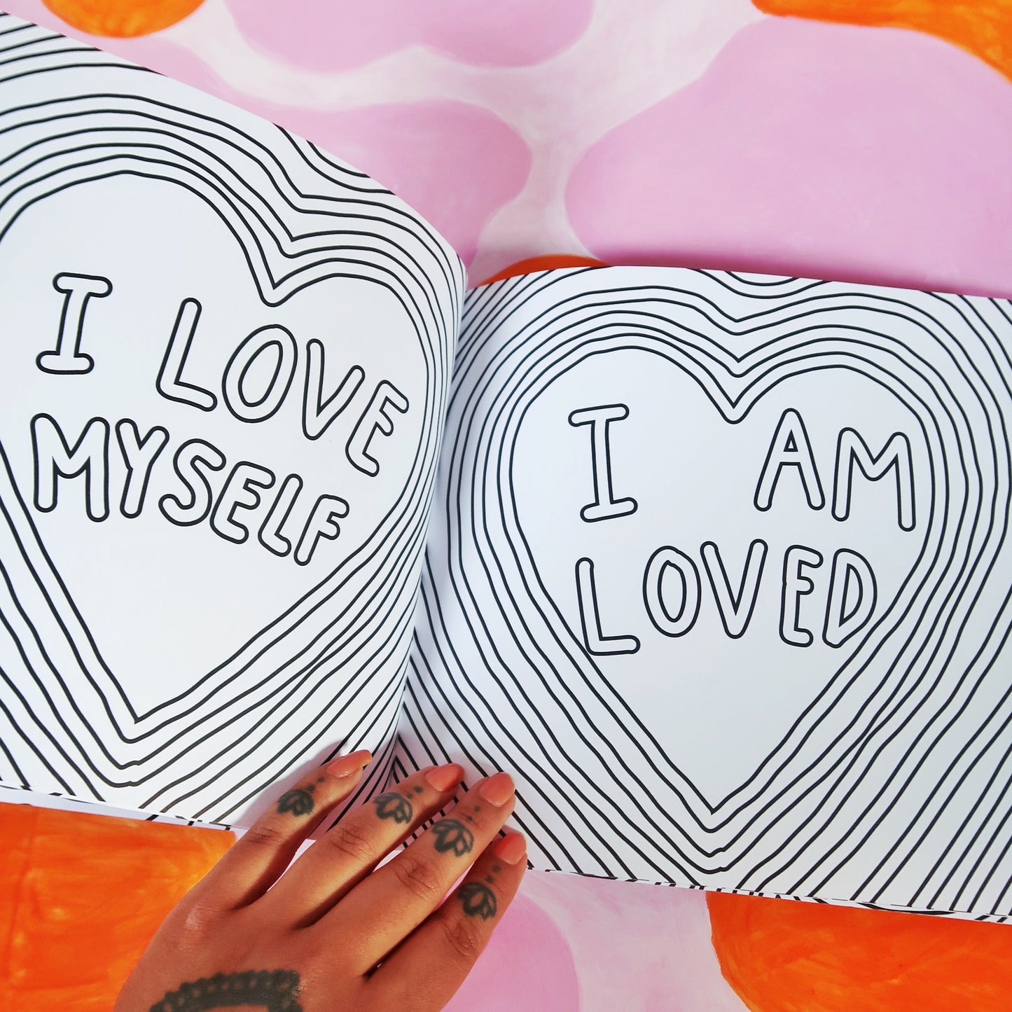 affirmation colouring book