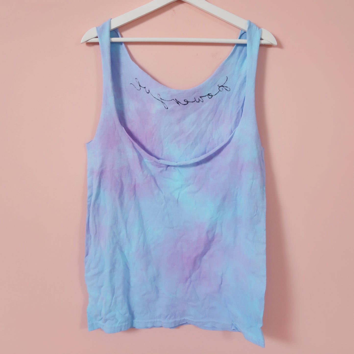 powerful tie dye vest top - v.1