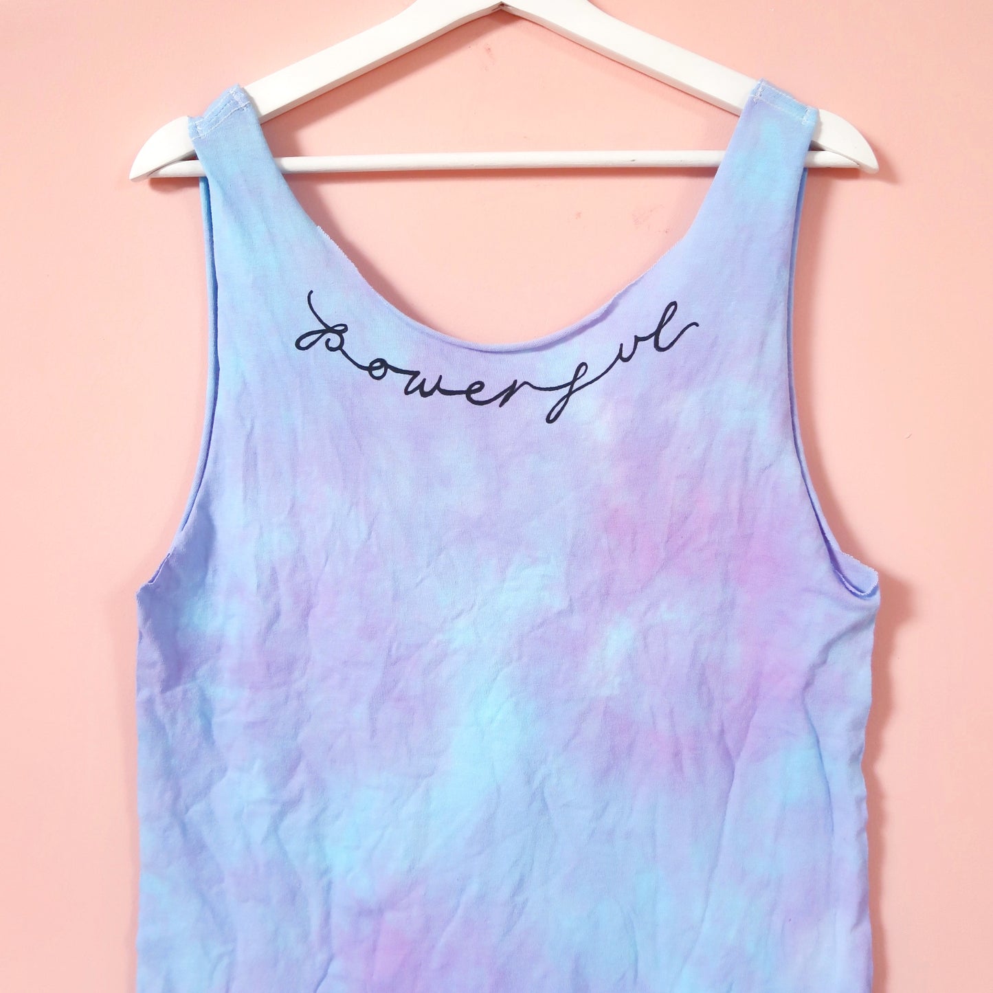 powerful tie dye vest top - v.1