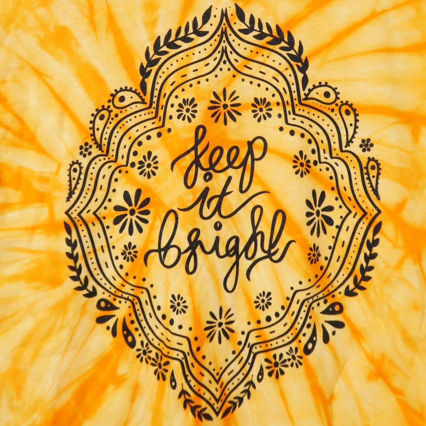 keep it bright tie-dye off shoulder crop top