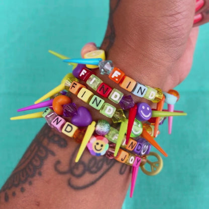 find joy pick'n'mix bracelets