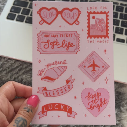 brighter days sticker sheet