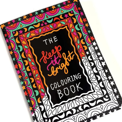 keep it bright colouring book - 10 prints