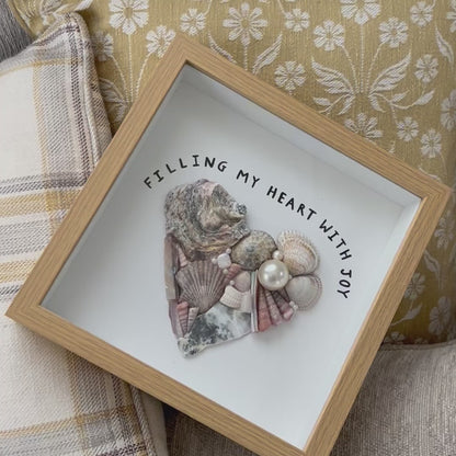 coastal treasure - framed art