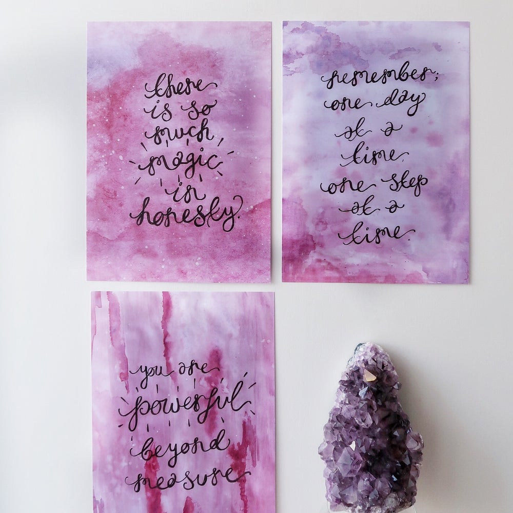 there is so much magic in honesty - A4 print