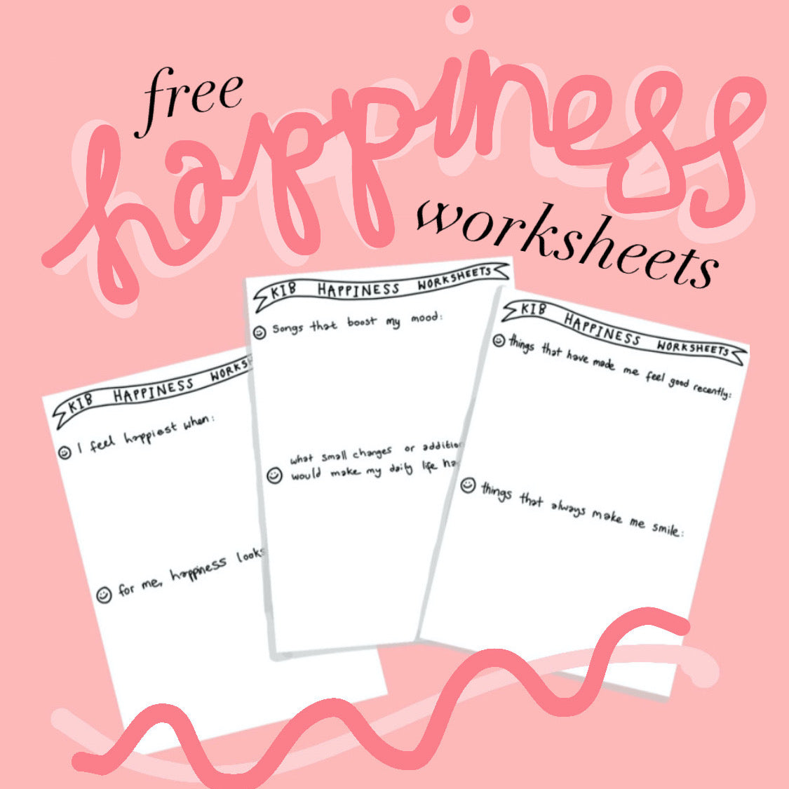 FREE happiness worksheets!