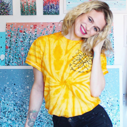 be your own sunshine tie-dye t-shirt