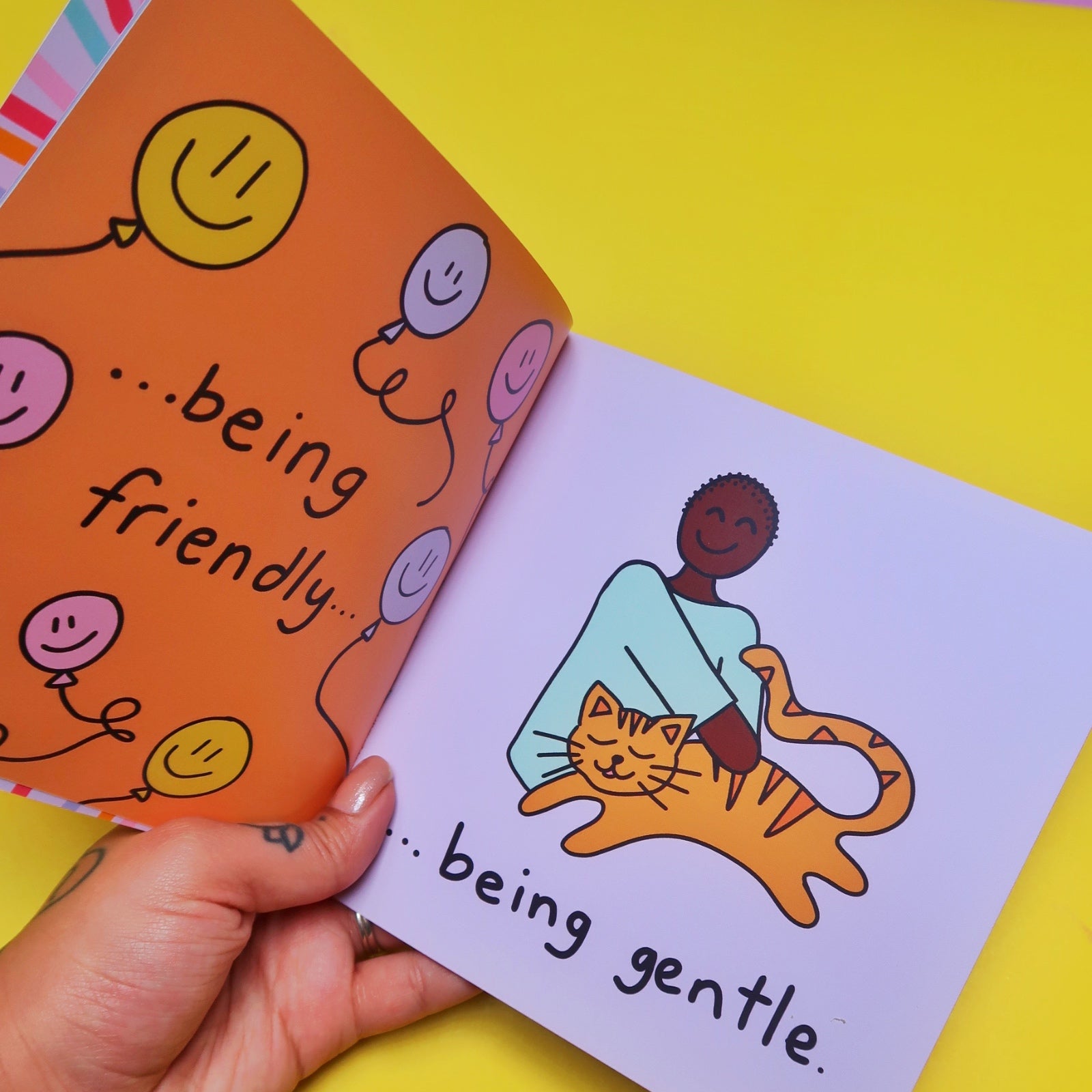 Being Kind Is Cool - a keep it bright kids book about kindness colourful inside pages