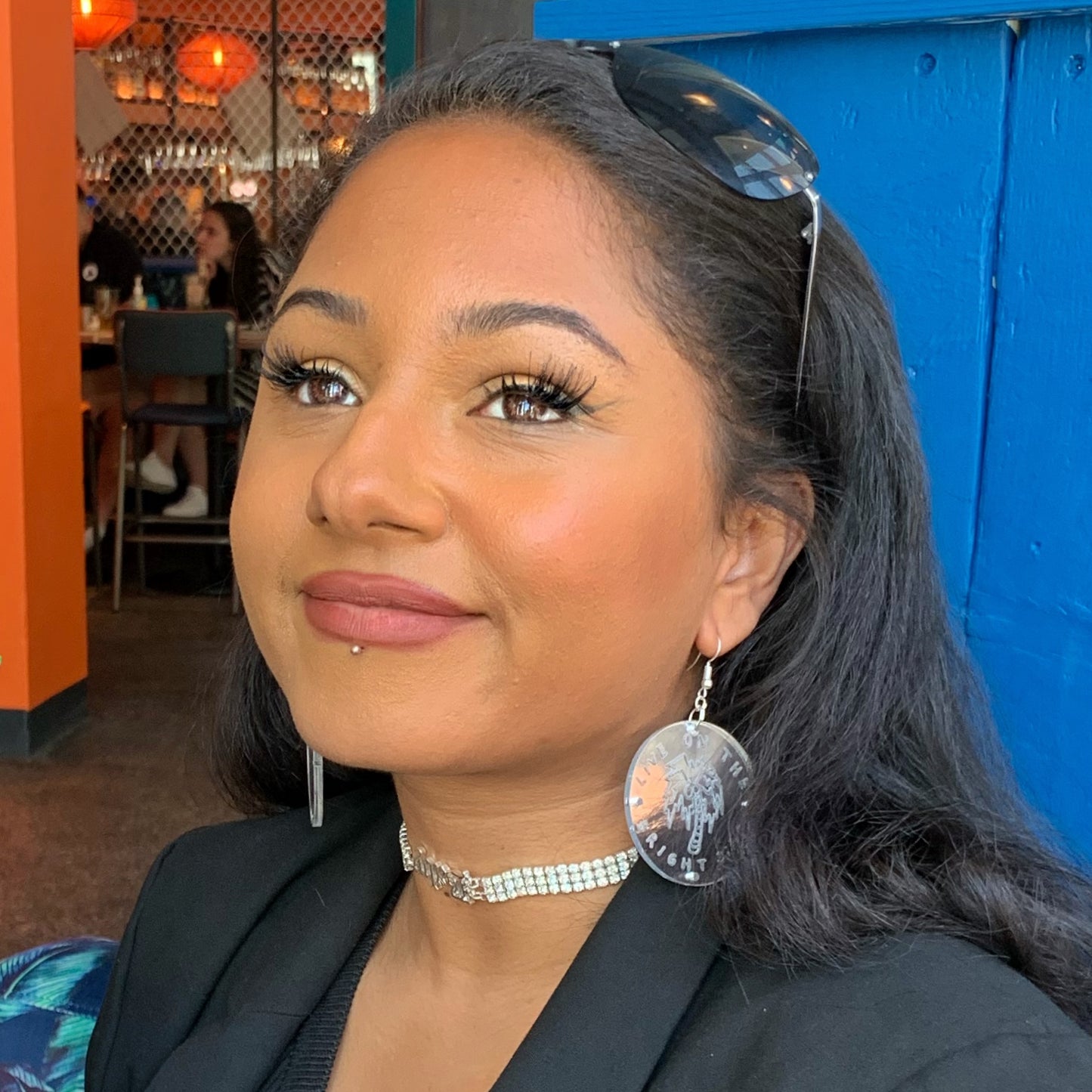 live on the bright side earrings