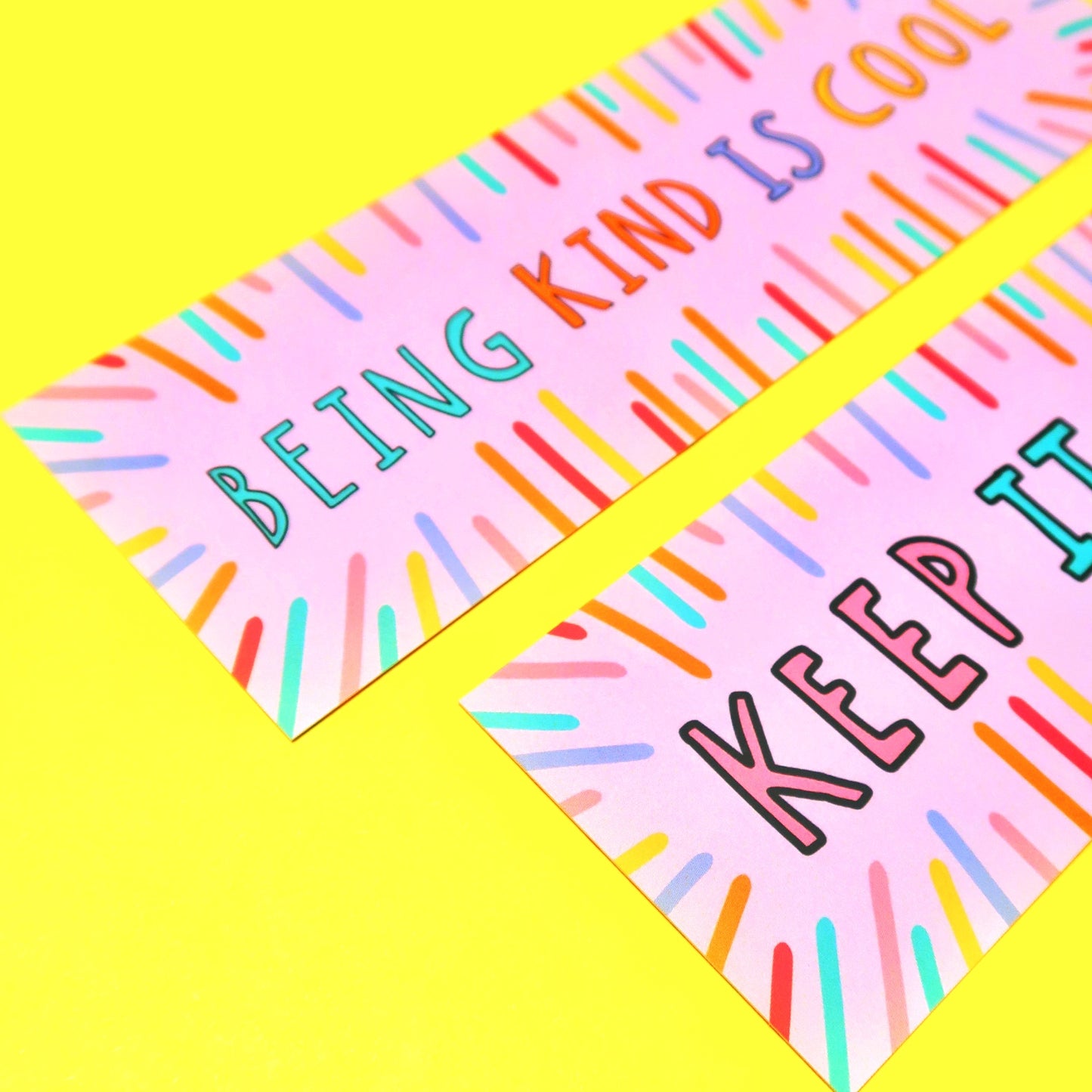 Being Kind Is Cool kids book - a book about kindness - bookmark
