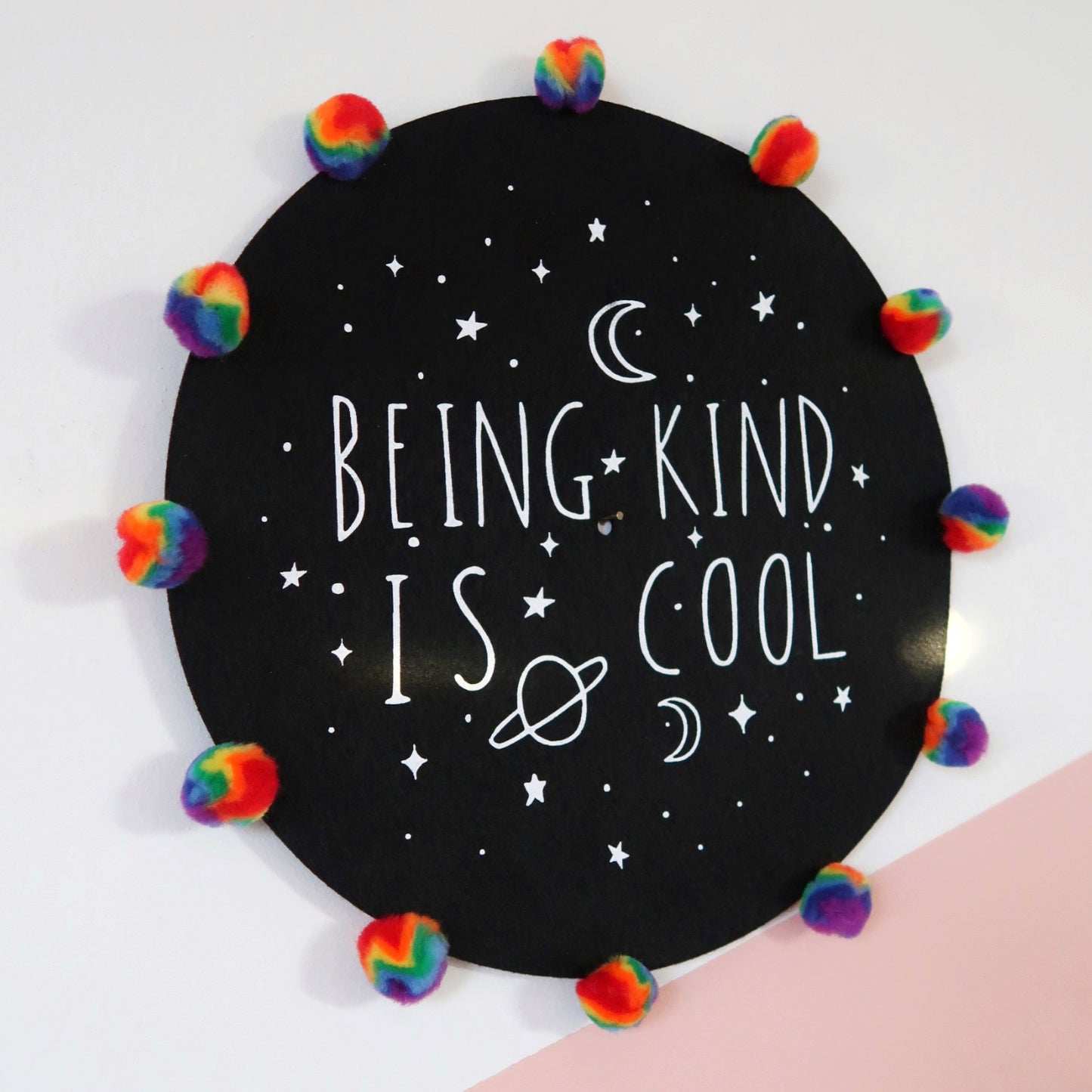 being kind is cool wall decor