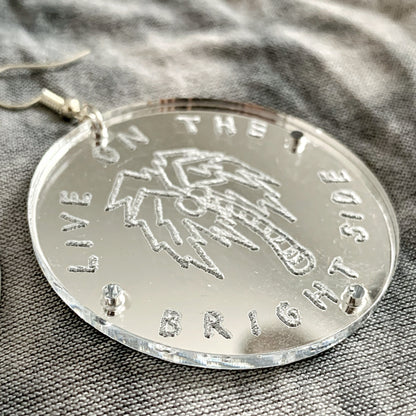 live on the bright side earrings