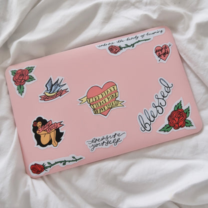 tattoo flash vinyl sticker sheet