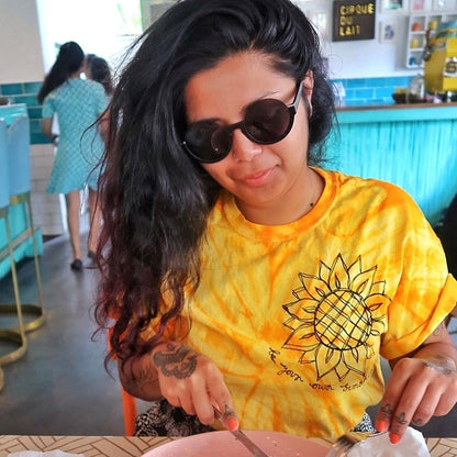 be your own sunshine tie-dye t-shirt