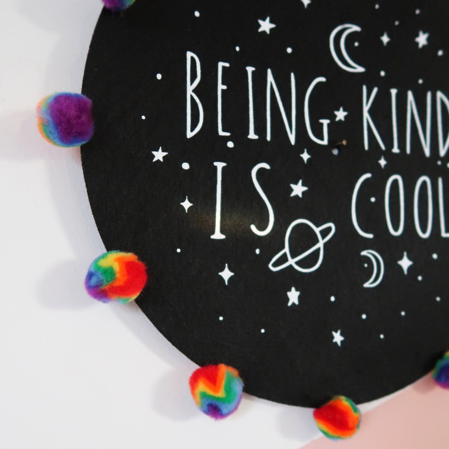 being kind is cool wall decor