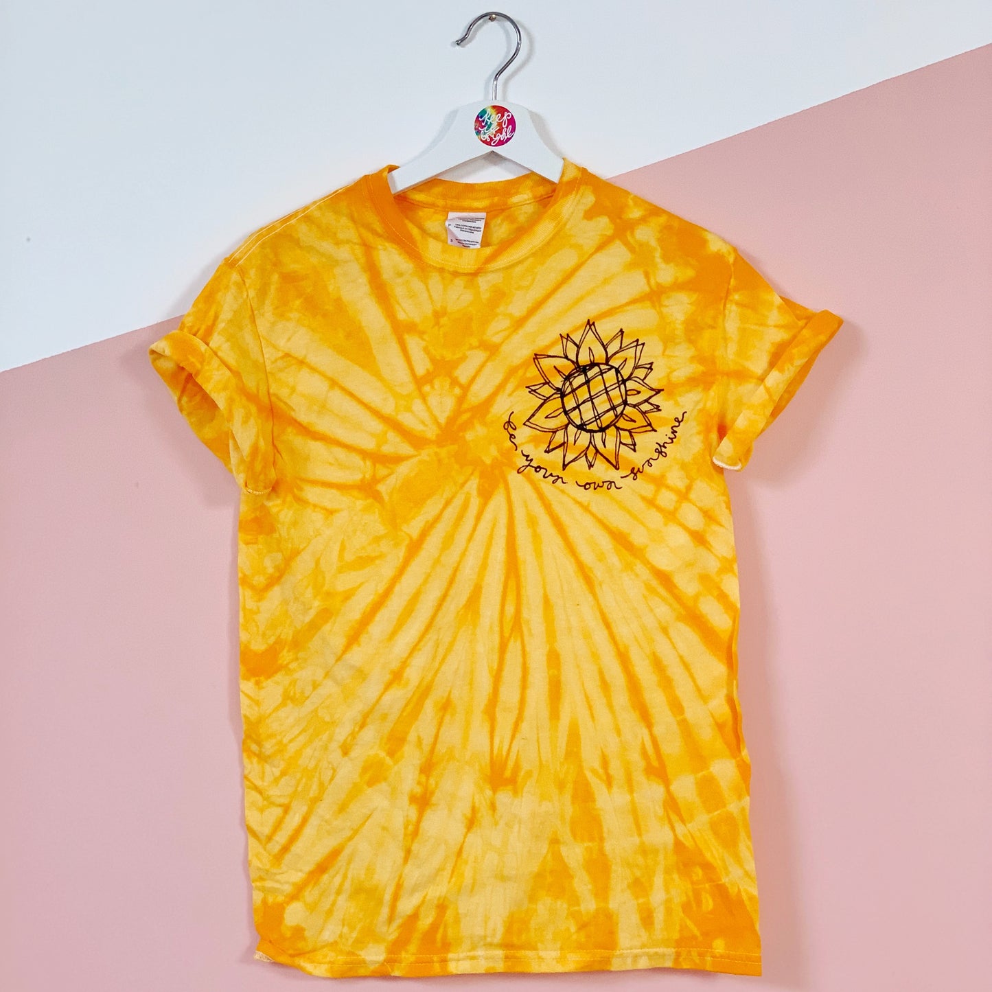 be your own sunshine tie-dye t-shirt
