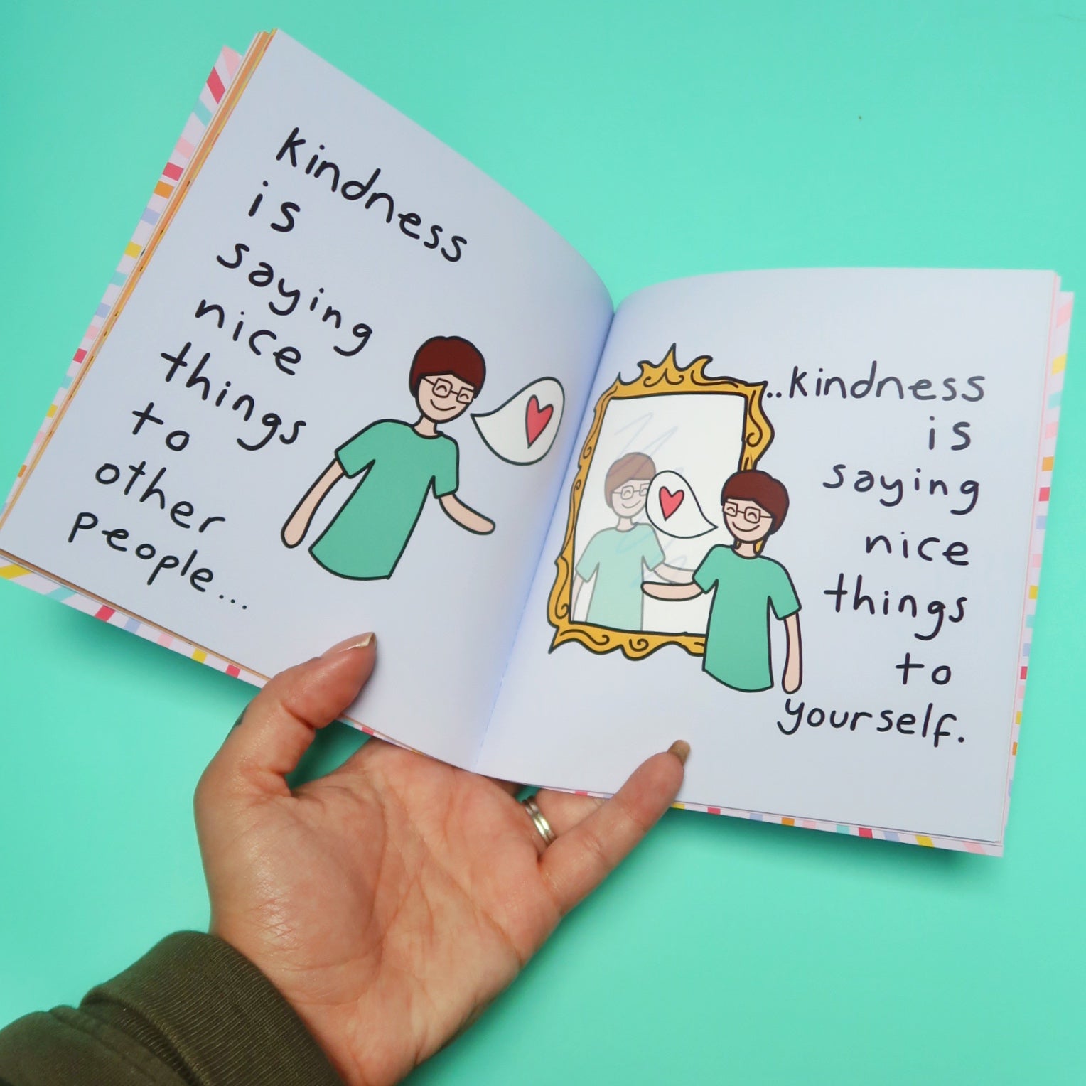 Being Kind Is Cool - a keep it bright kids book about kindness colourful inside pages
