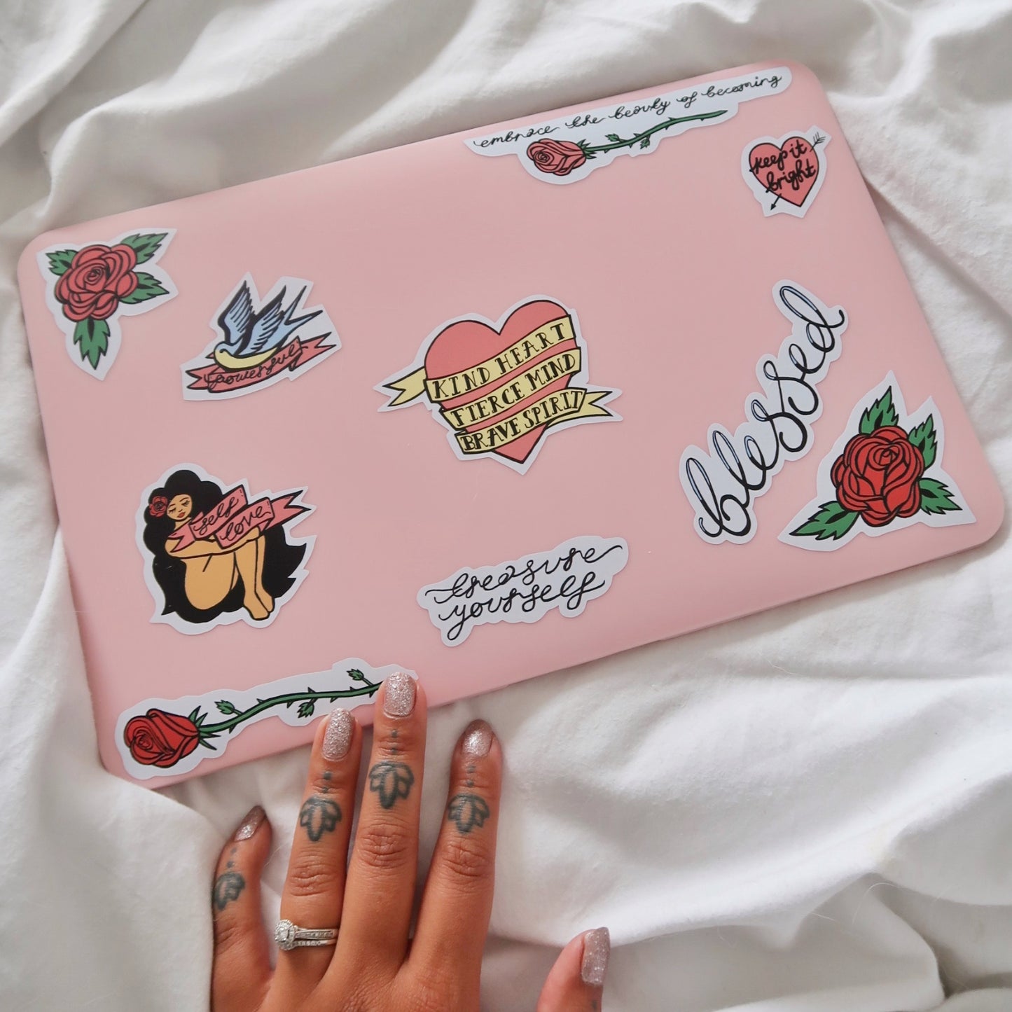 tattoo flash vinyl sticker sheet