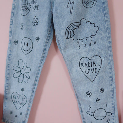 hippie heart jeans - v.2