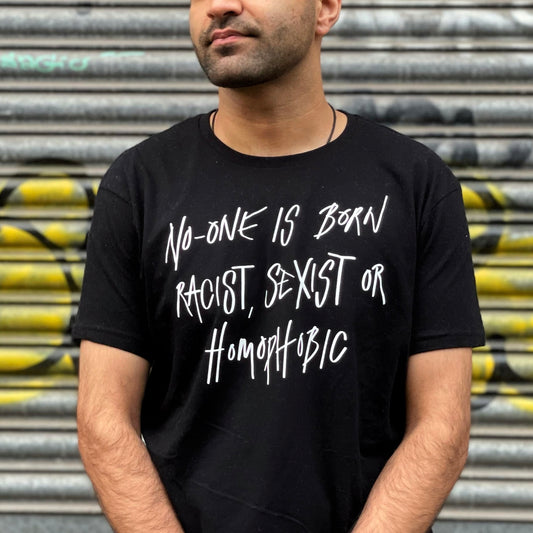 hate is taught t-shirt - black