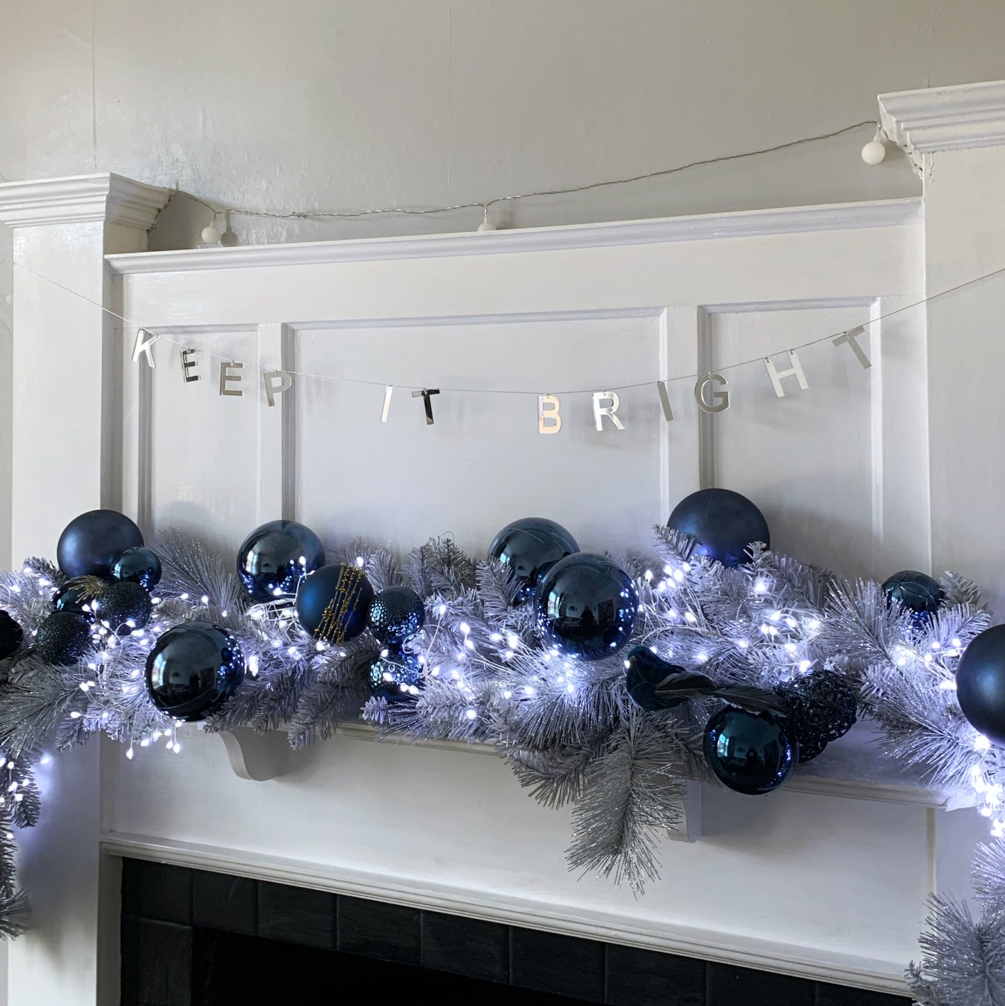 keep it bright silver garland