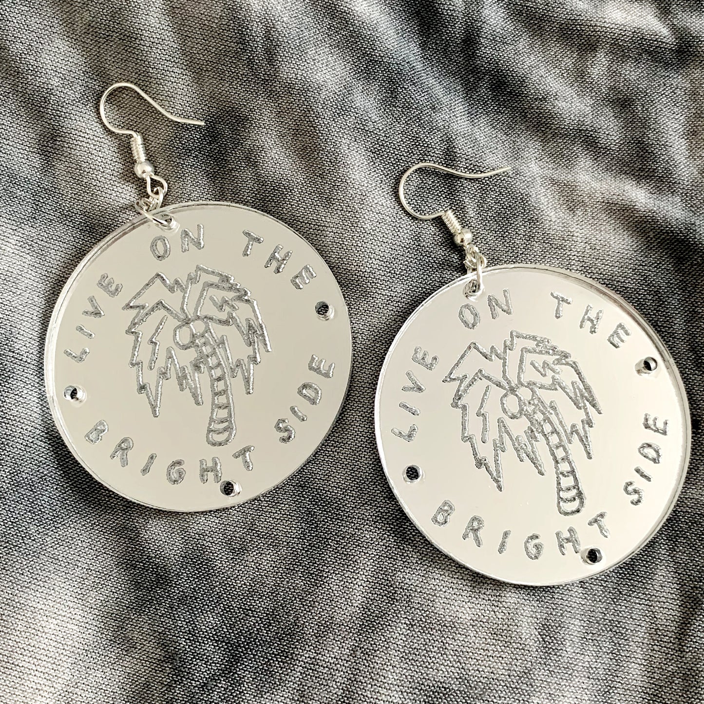 live on the bright side earrings