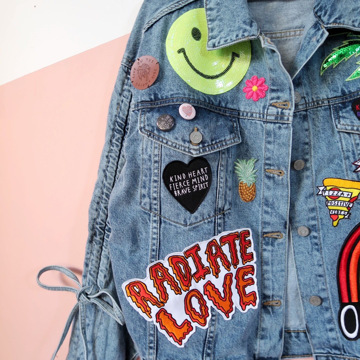 the ‘paradise’ denim jacket