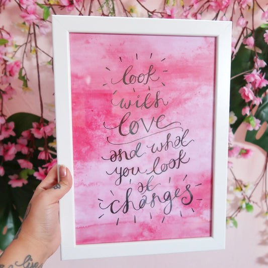 look with love... - A4 print