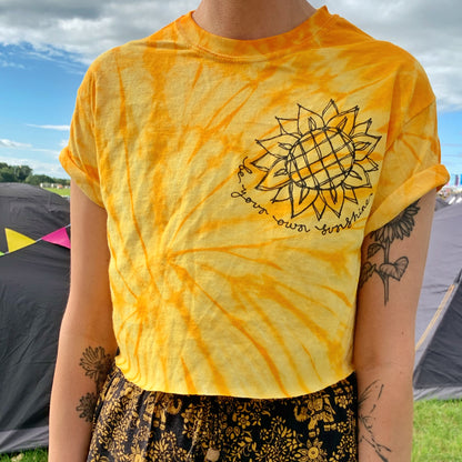 be your own sunshine tie-dye t-shirt