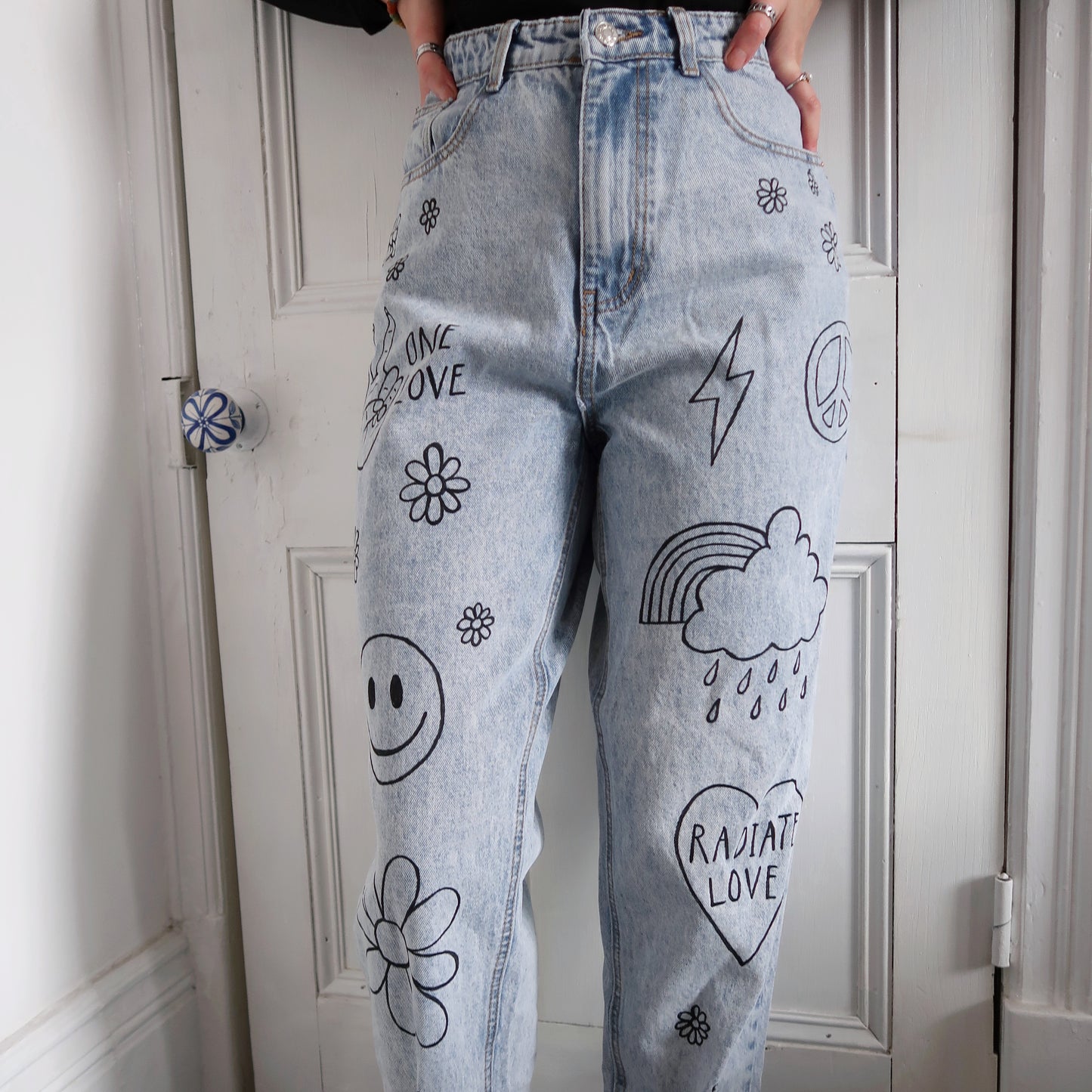 hippie heart jeans - v.2