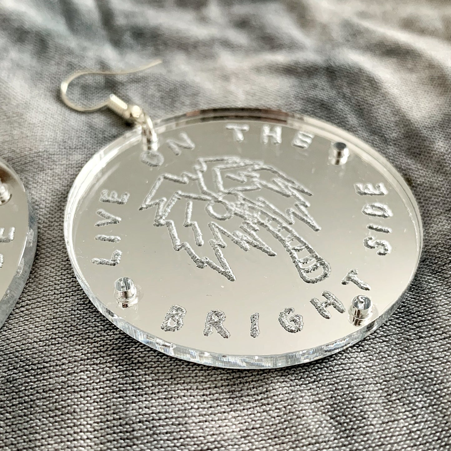 live on the bright side earrings