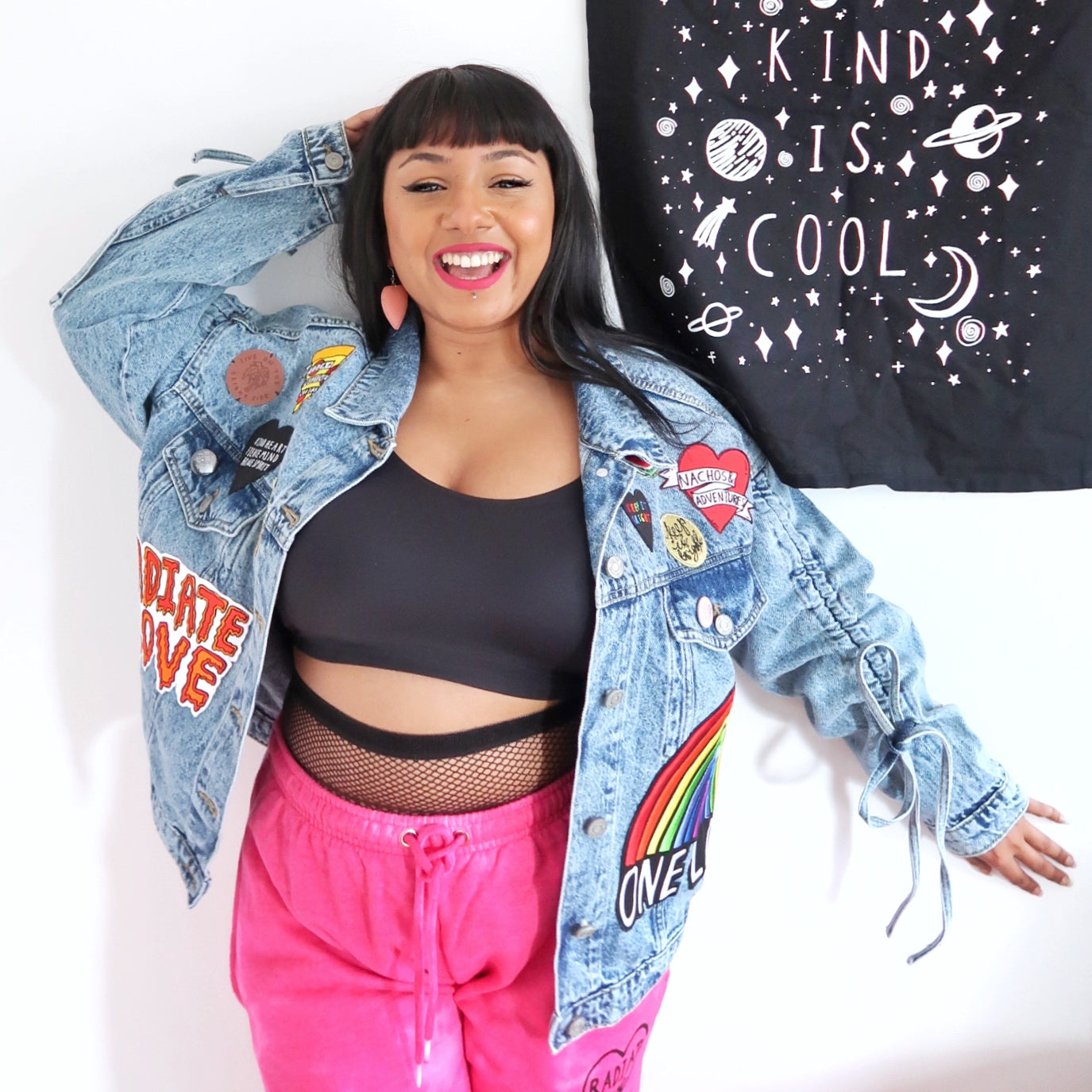 the ‘paradise’ denim jacket