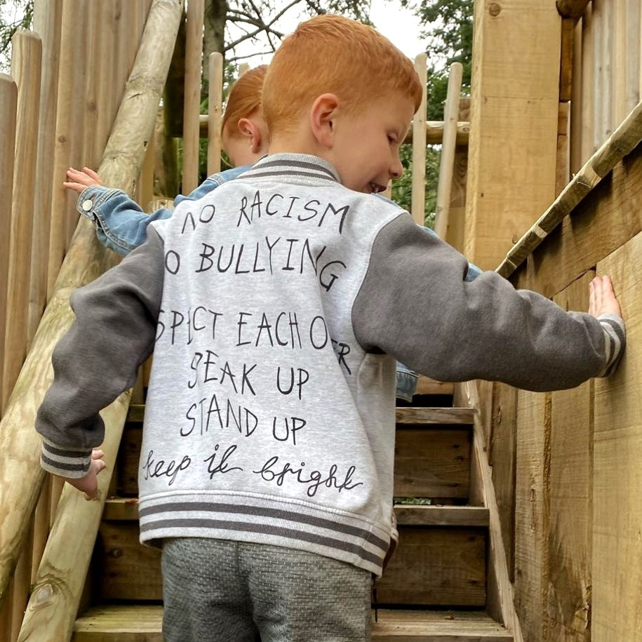 stand up kids varsity jacket