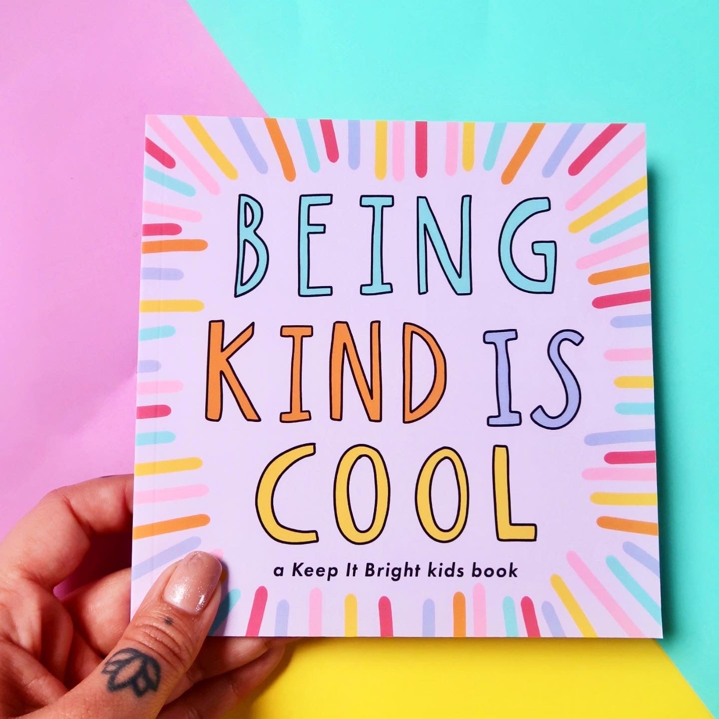 Being Kind Is Cool kids book - a book about kindness - front cover