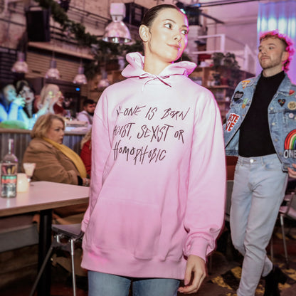hate is taught hoodie - pink | 2 styles