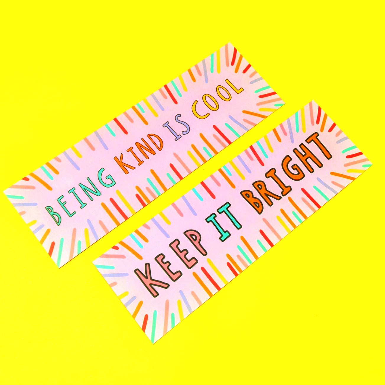 Being Kind Is Cool kids book - a book about kindness - bookmark